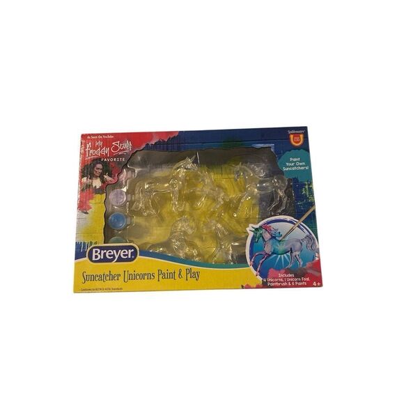Breyer Brand Horses Stablemates Suncatcher Unicorn Craft Set | 1:32 Scale Paint - Picture 1 of 6